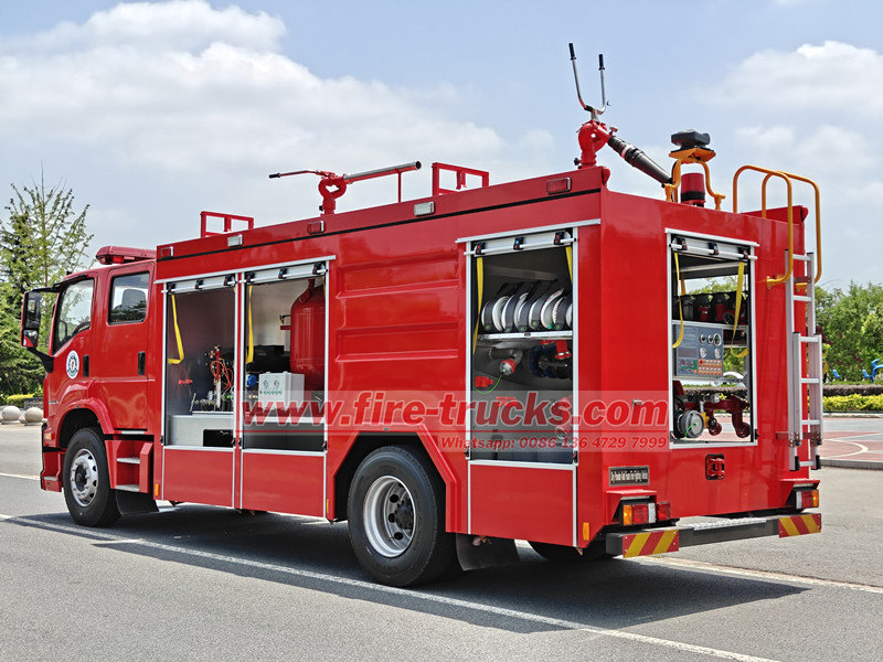 ISUZU FTR fire fighting truck price