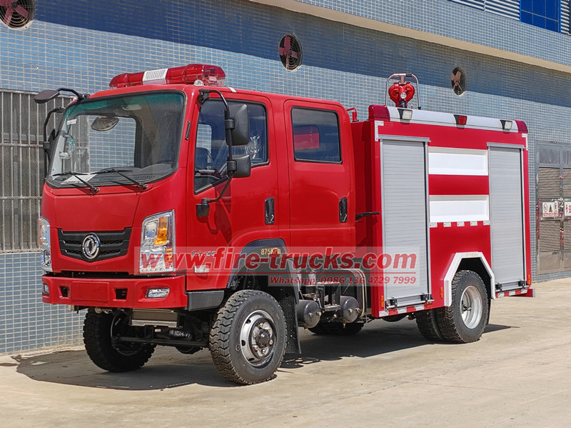 Dongfeng 4WD water fire truck Dongfeng 4WD water fire truck