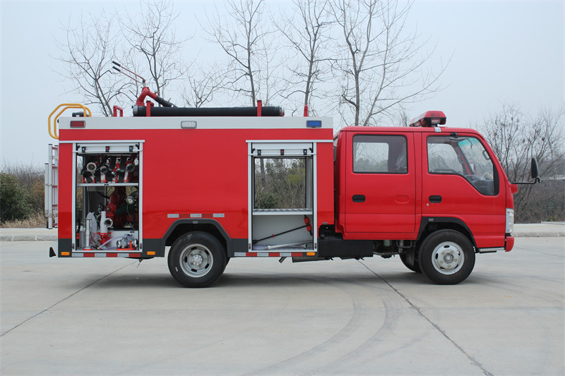 Isuzu NKR mini fire engine ready for shipment