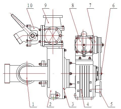 CB10/60 fire pump structure