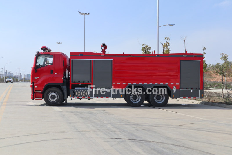 Isuzu Philippines 6x4 Heavy Duty Dry Powder Foam Fire Truck 