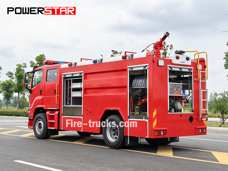 Powerstar Isuzu 4X2 8000L Water Tank Wildland foam pump fire truck Price Philippines Powerstar Isuzu 4X2 8000L Water Tank Wildland foam pump fire truck Price Philippines