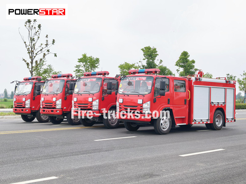 ISUZU 700P water foam fire trucks ISUZU 700P water foam fire trucks