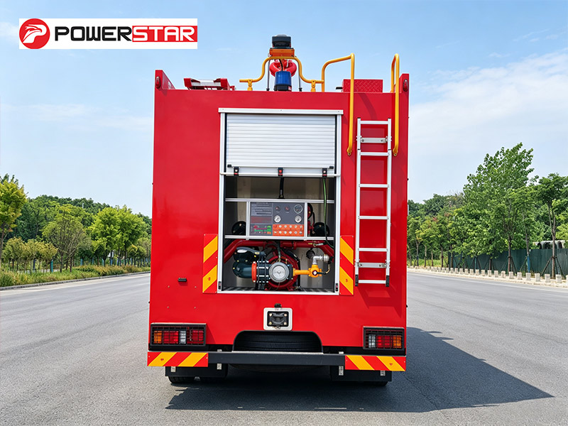 Foam fire fighting vehicle firefighting equipment