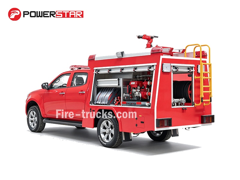 ISUZU 4x4 Emergency Fire Truck Pickup for Chemical Tank Farm Fire Fighting Liberia ISUZU 4x4 Emergency Fire Truck Pickup for Chemical Tank Farm Fire Fighting Liberia