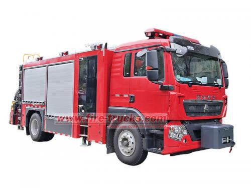 HOWO 4×2 resuce fire truck