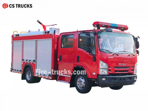 ISUZU NPR 190HP Water Pumper Fire Rescue Truck - 双威汽车