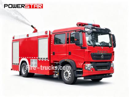 SINOTRUK HOWO TX Truck Mounted Foam Fire Tanker - 双威汽车