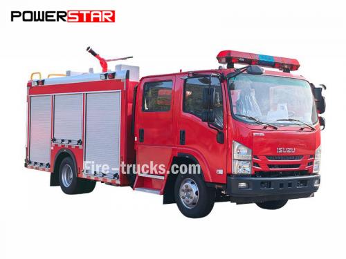 ISUZU NPR 190HP Water Pumper Fire Rescue Truck - 双威汽车
