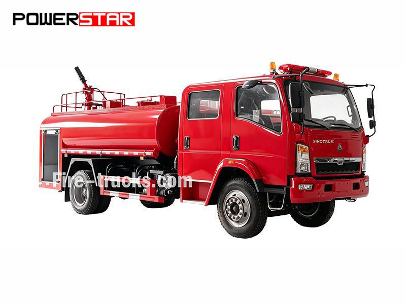 Cambodia HOWO Emergency Foam Fire Rescue Truck - 双威汽车