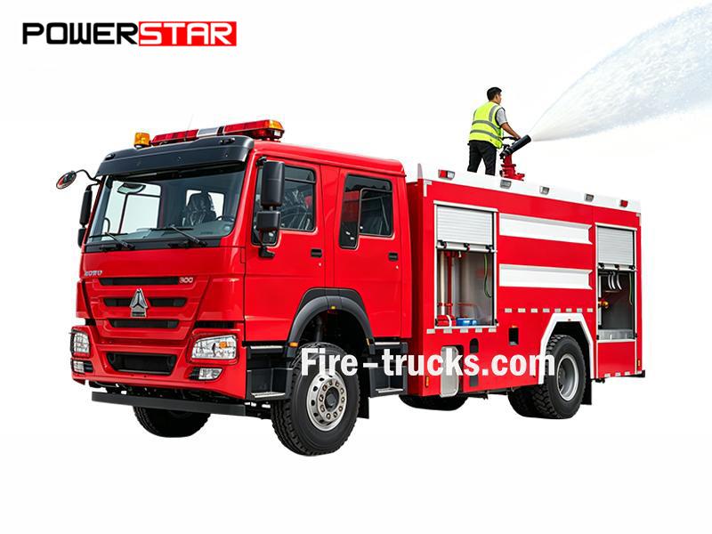 High Pressure Foam Fire Truck HOWO - 双威汽车