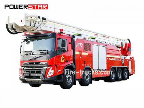 72 Meter Aerial Ladder Fire Fighting Foam Fire Truck - 双威汽车