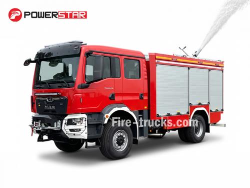 MAN Rescue Fire Pumper Truck 4x4 - 双威汽车